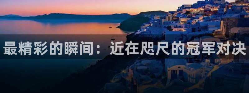  最精彩的瞬间：近在咫尺的冠军对决